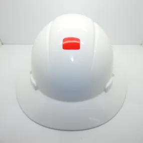 3M Full Brim SecureFit White Hard Hat w/ Uvicator H-801SFR-UV