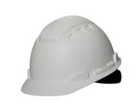 3M™ SecureFit™ Elevated Temperature Hard Hat H-701T-SF, White, 4-Point Pressure Diffusion Ratchet Suspension, 10 ea/Case