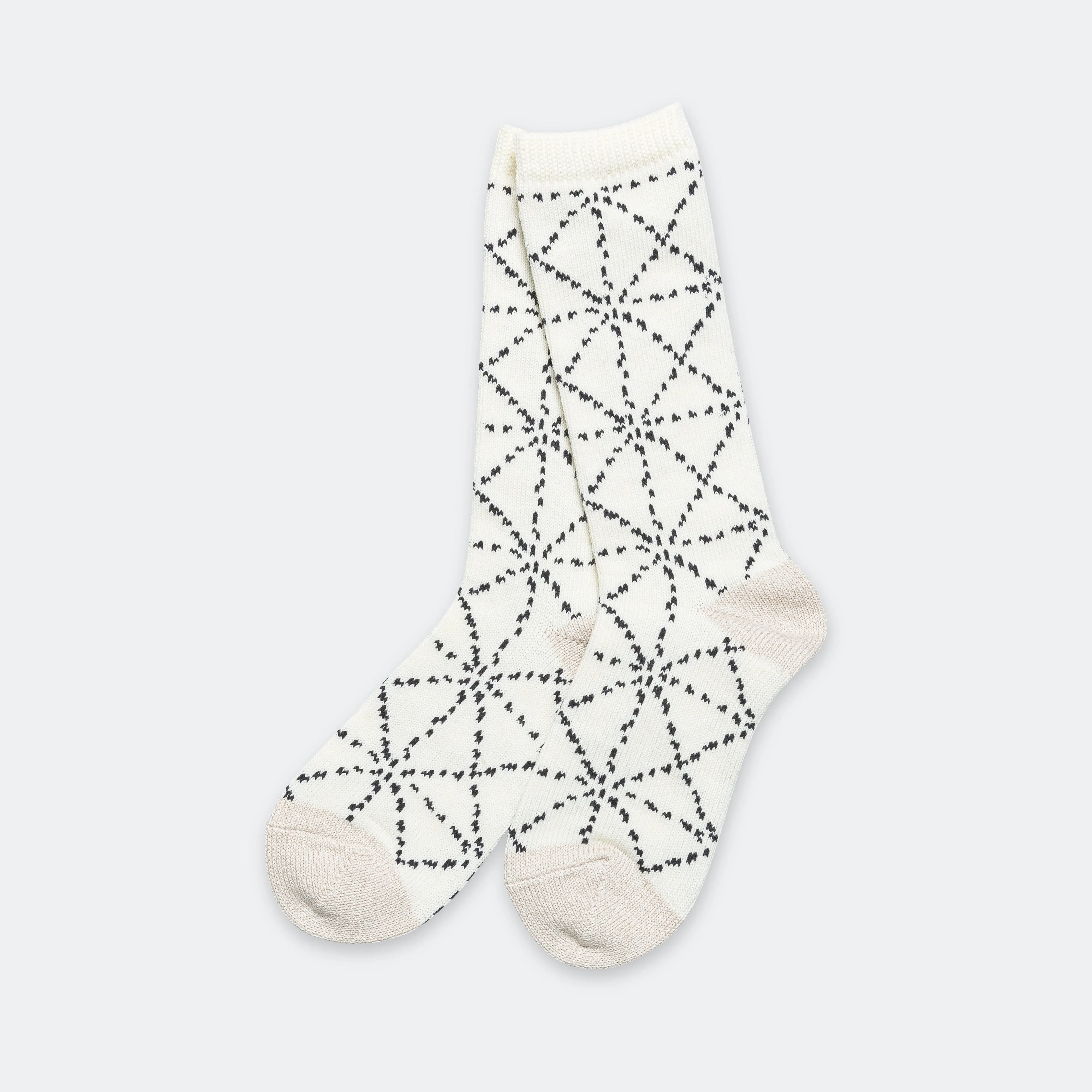 84 Yarns SASHIKO Socks - Ecru