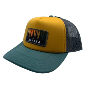 Alaska Forest Puffy Trucker Hat