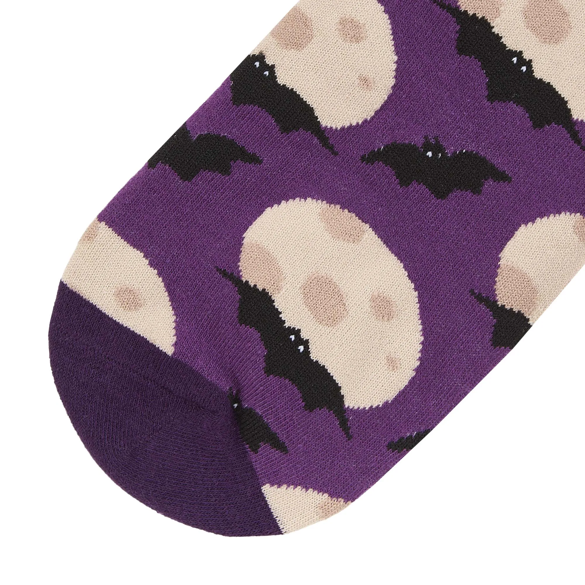 Bats Printed Crew Length Socks