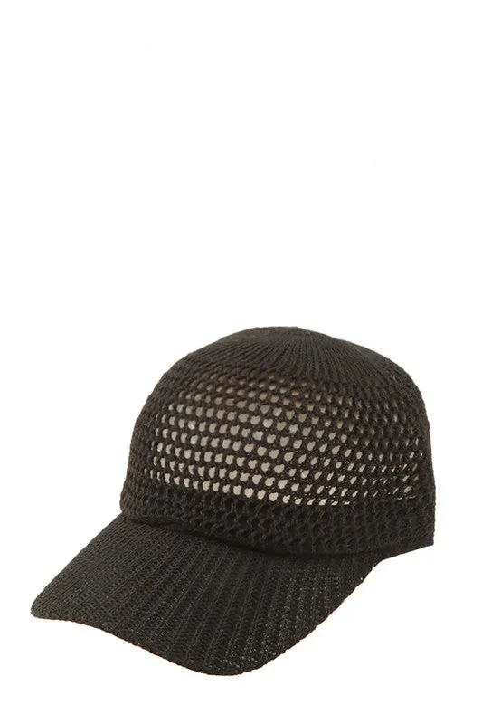 Breathable Hollow Vented Baseball Cap