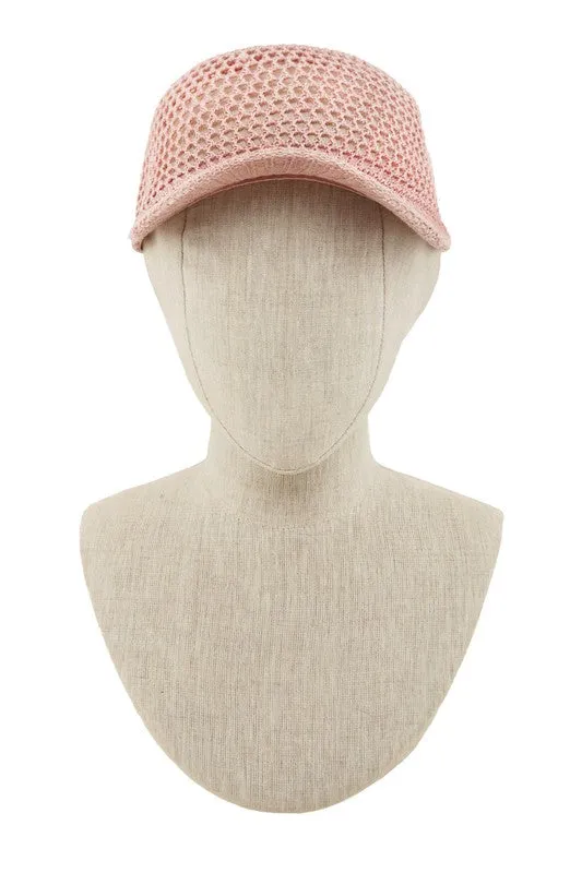 Breathable Hollow Vented Baseball Cap