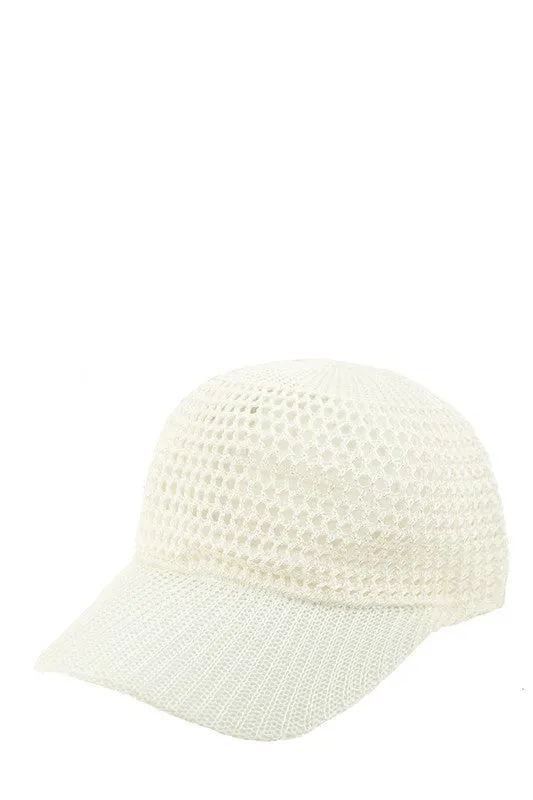 Breathable Hollow Vented Baseball Cap