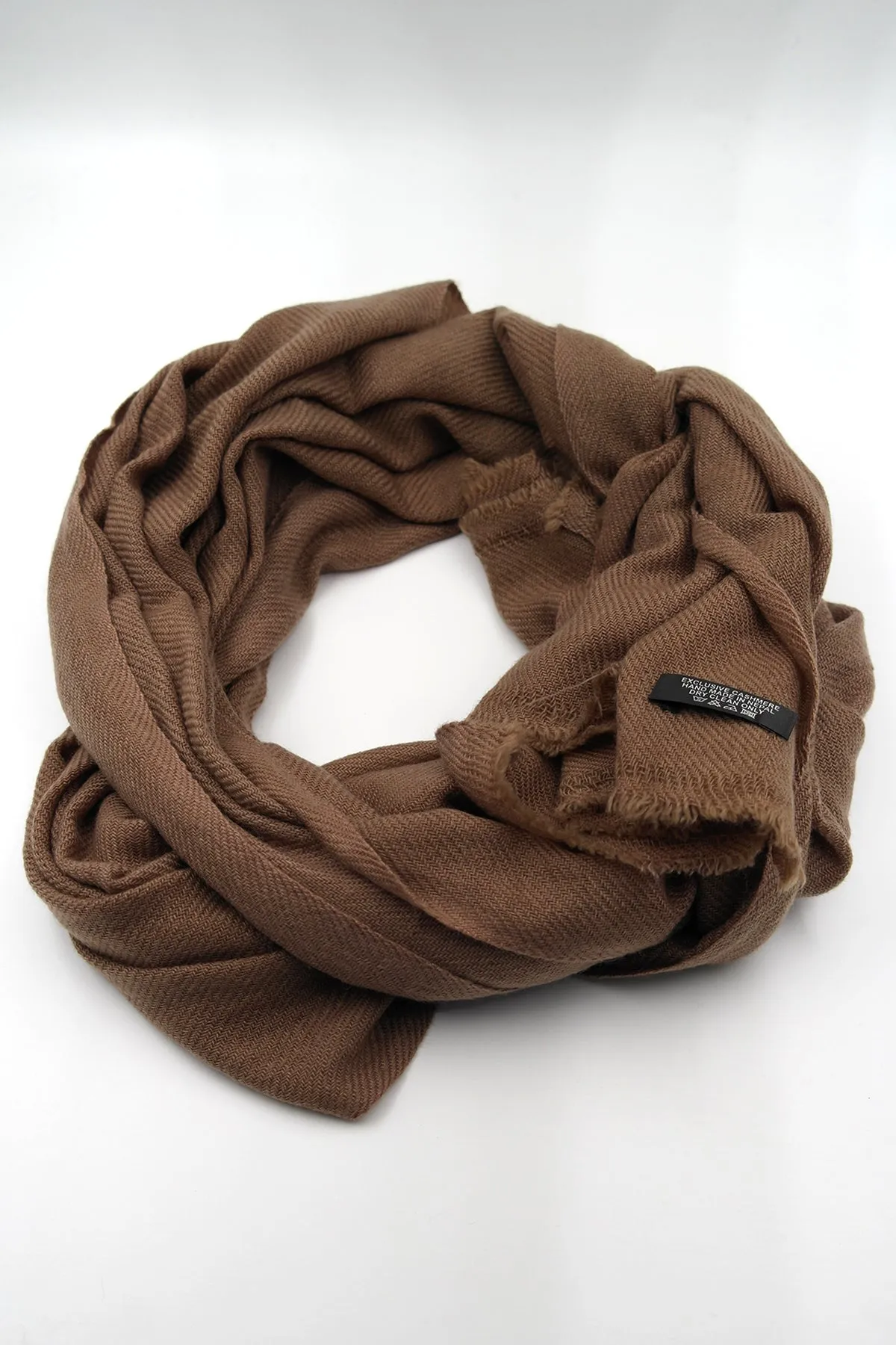 Brown Color Pure Pashmina Shawl