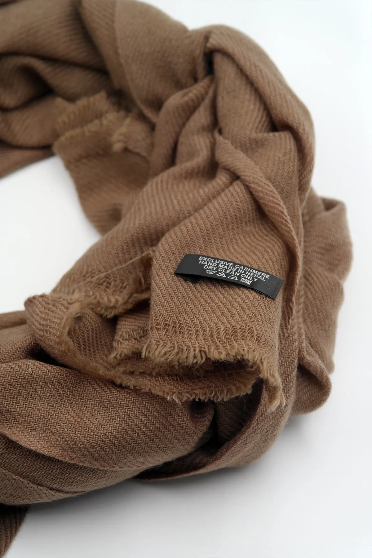 Brown Color Pure Pashmina Shawl