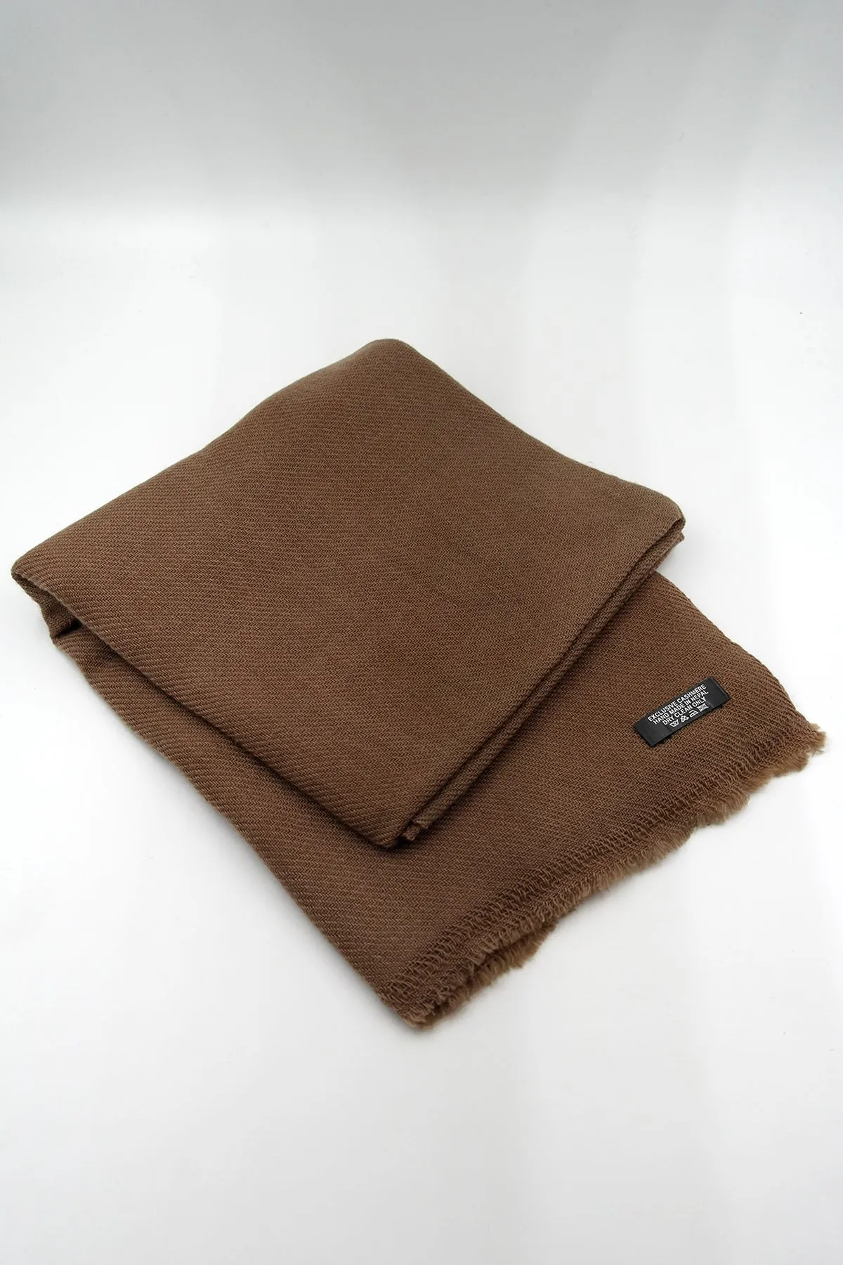 Brown Color Pure Pashmina Shawl