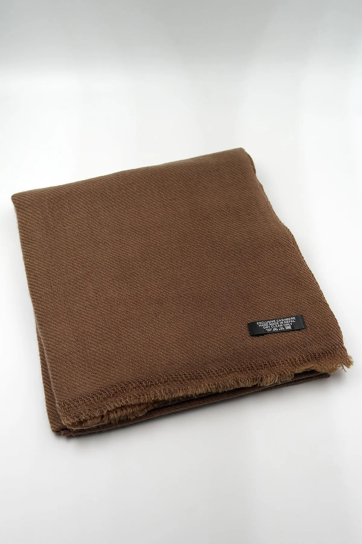 Brown Color Pure Pashmina Shawl