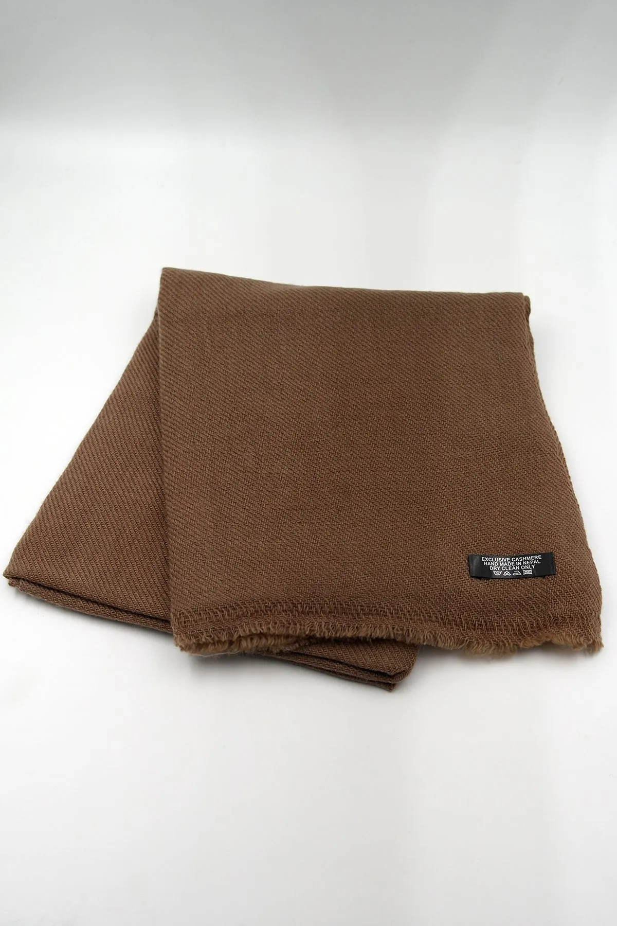 Brown Color Pure Pashmina Shawl