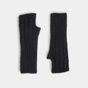 Cable Fingerless - Black