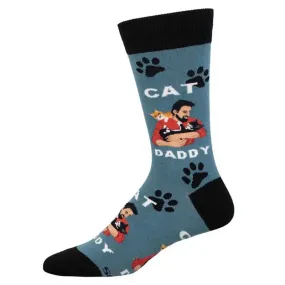 'Cat Daddy' Men's Printed Socks