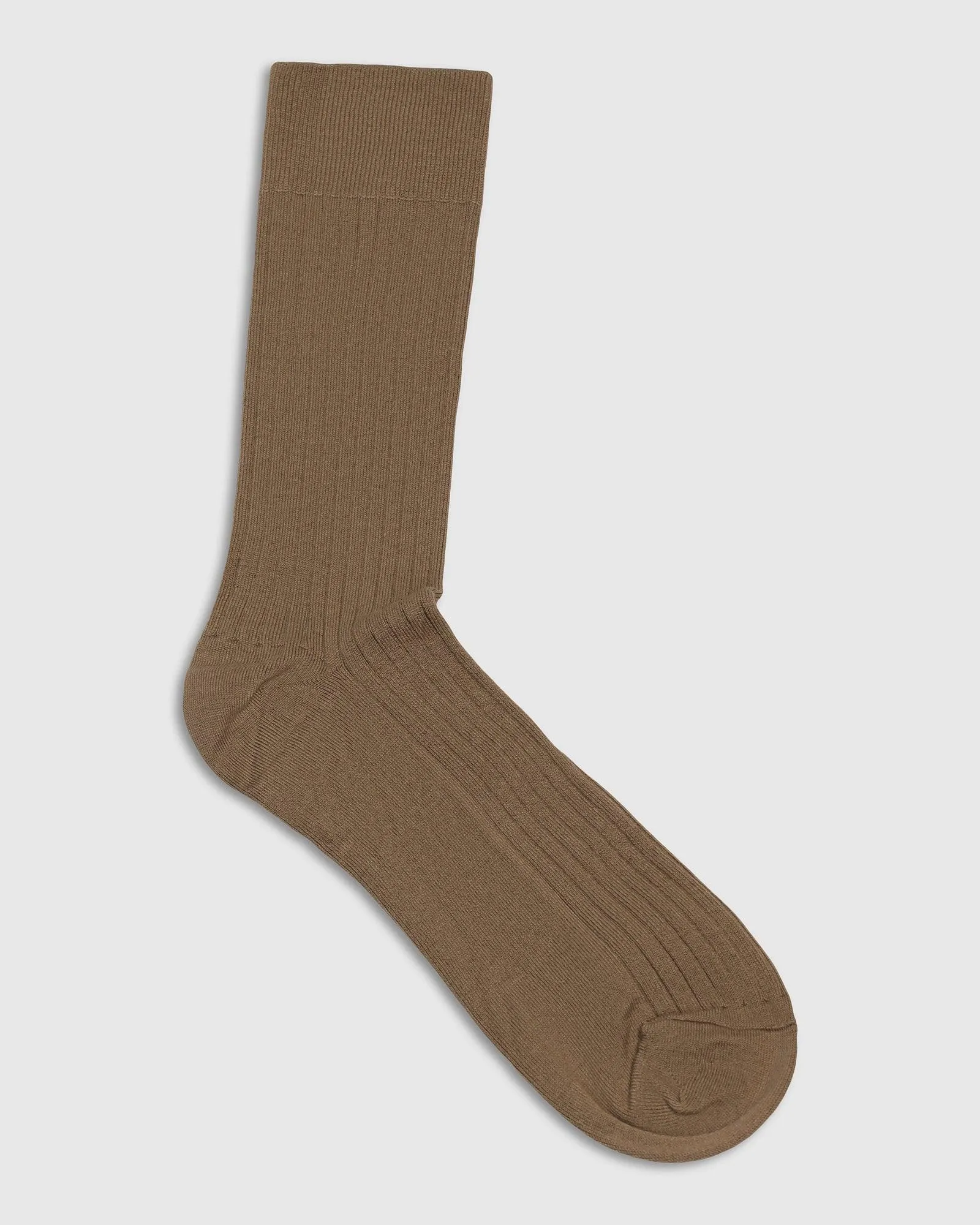 Cotton Tan Printed Socks - Thai