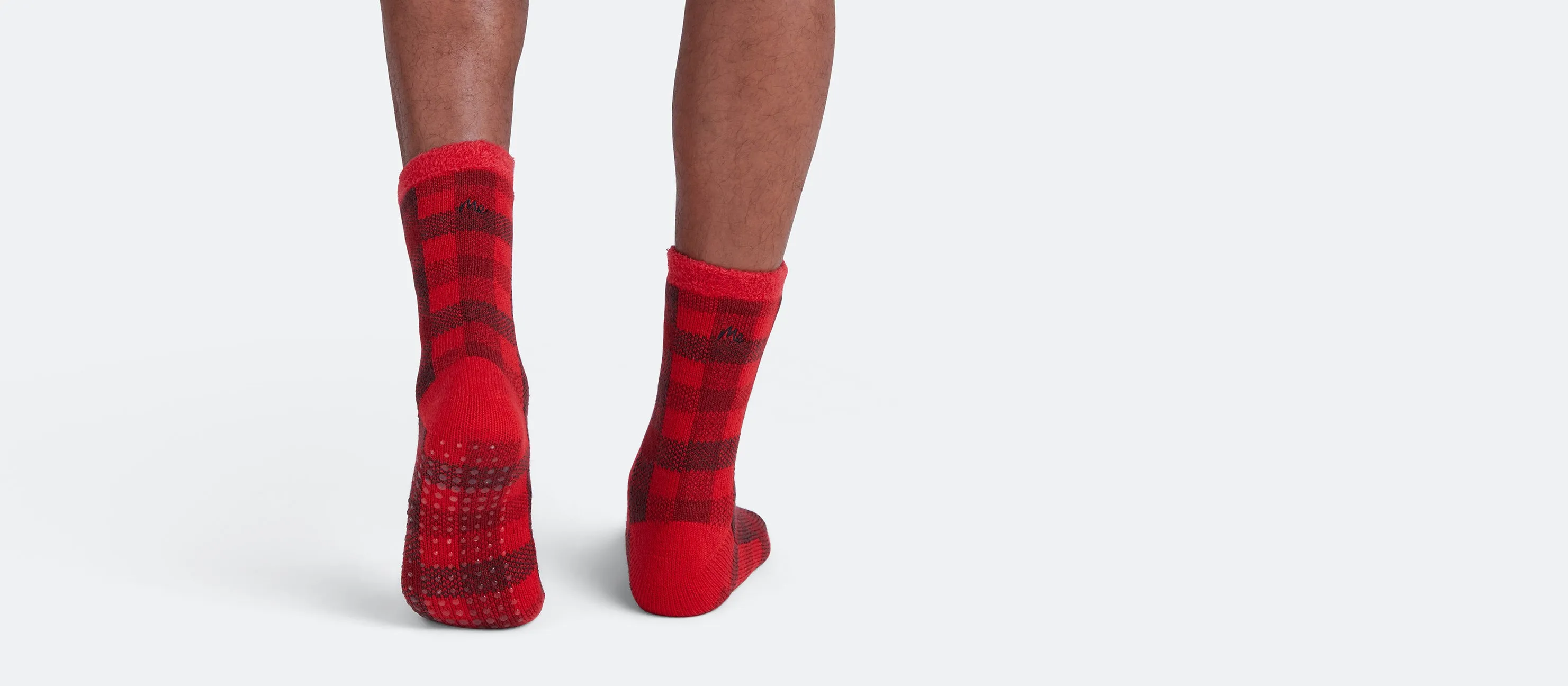 Cozy Sock | Crimson Plaid