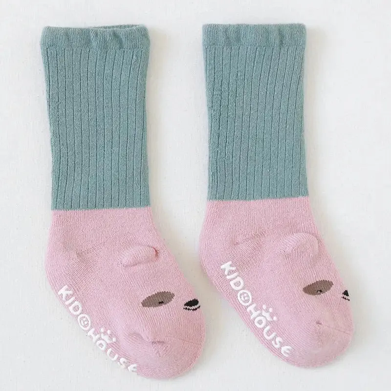 Cozy Terry Baby Floor Socks