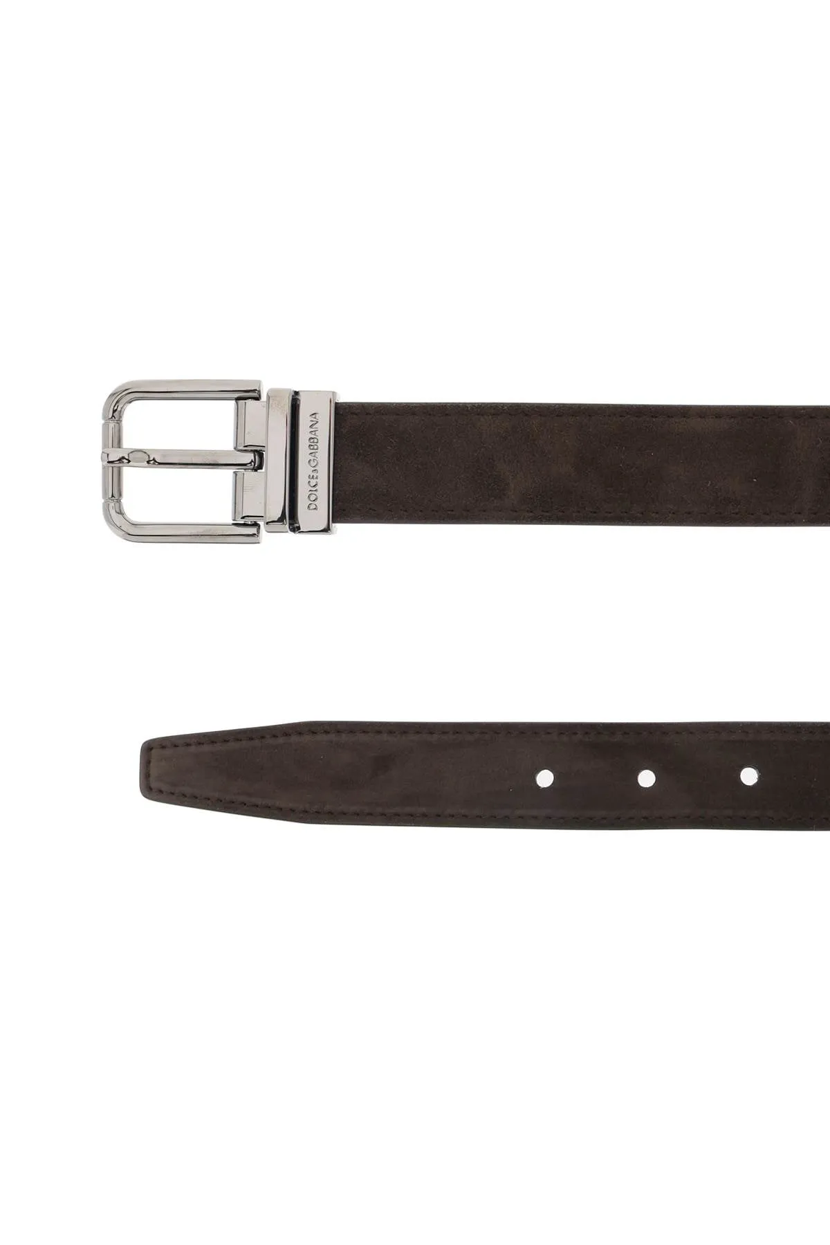 Dolce & Gabbana Suede Belt For Stylish