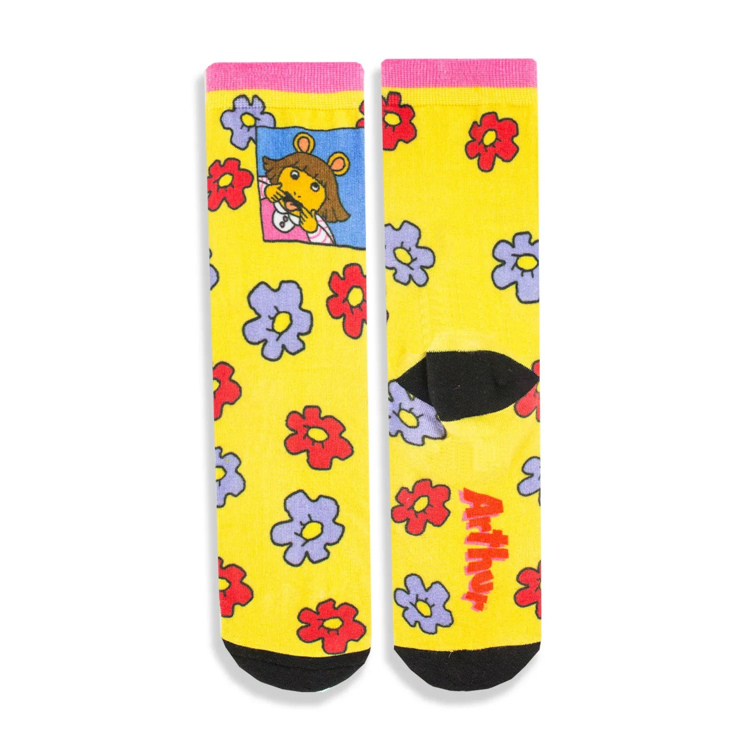 DW Floral Printed Crew Socks