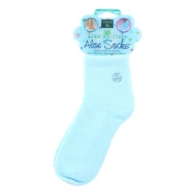 Earth Therapeutics Aloe Enhanced Moisturizing Socks - Blue