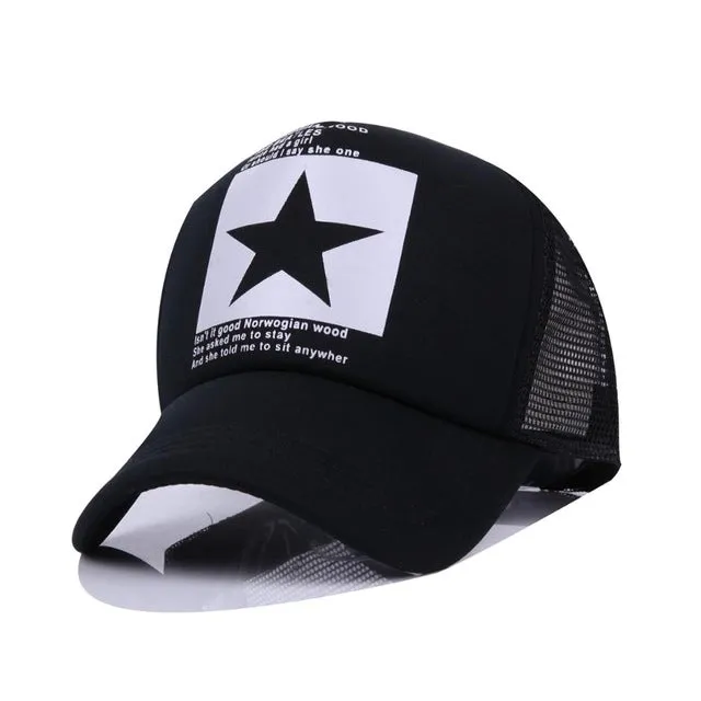 Fashion pointed Star Brand Baseball Cap