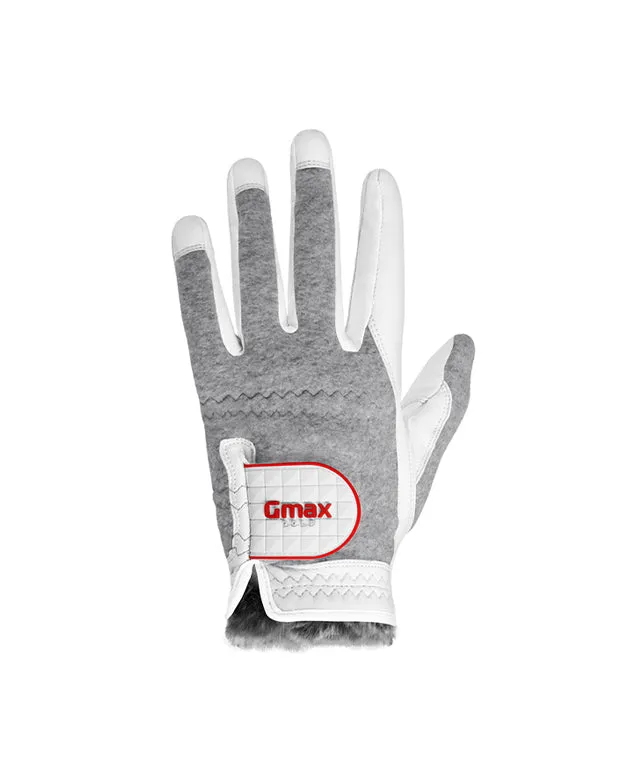 Gmax Sheep Skin Winter Golf Gloves For Women (Both Hands) - White