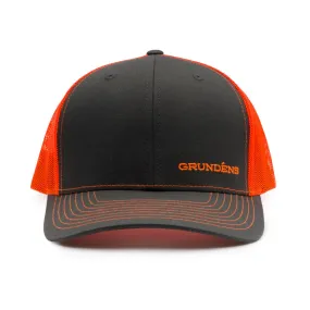 Grundens Offset Embroidered Logo Trucker Hat