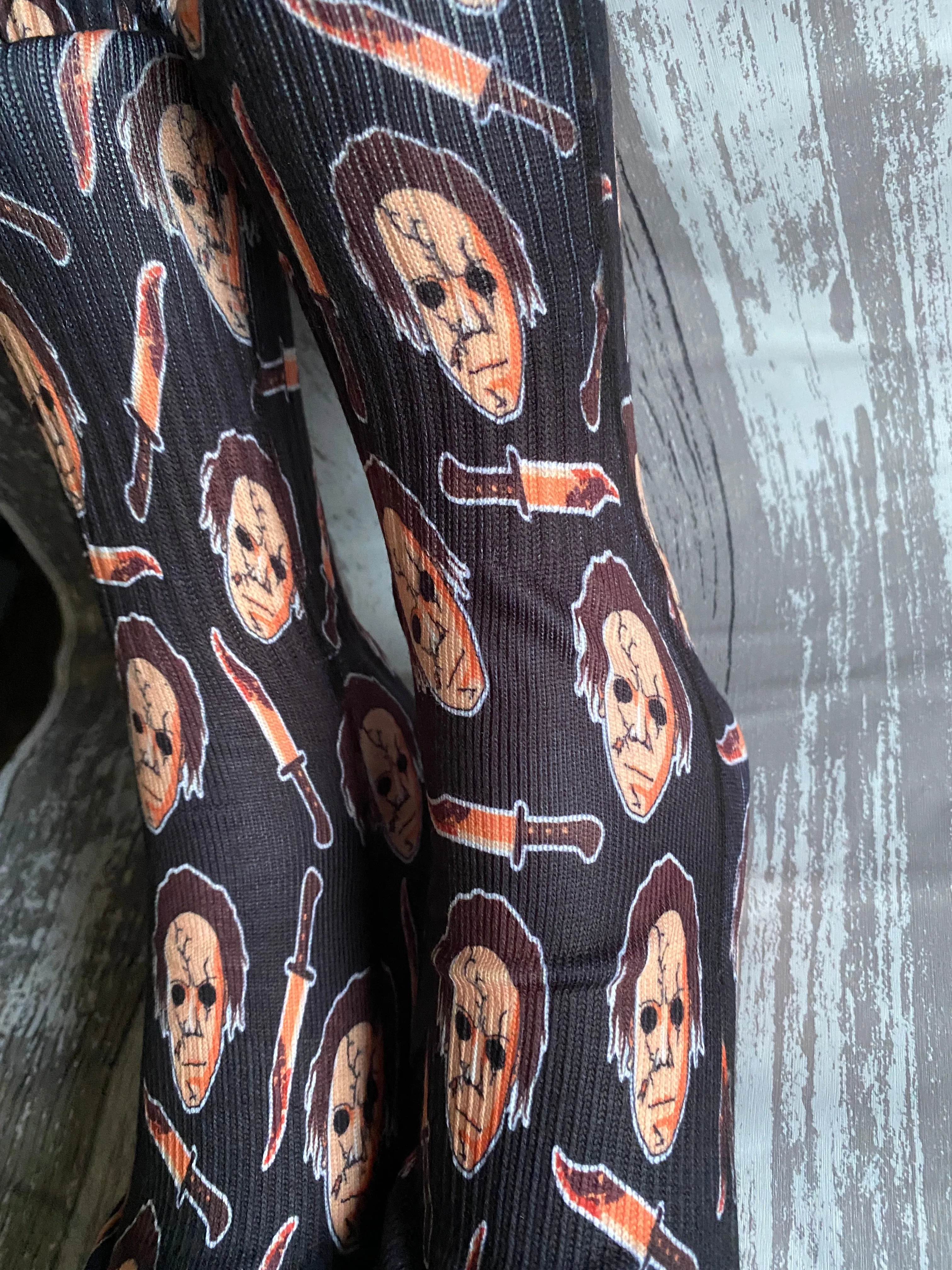 Halloween movie Michael Meyers socks