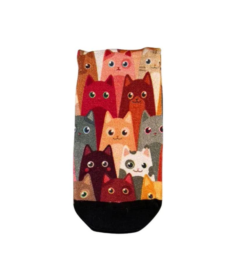 Herding Cats Bamboo Crew Socks