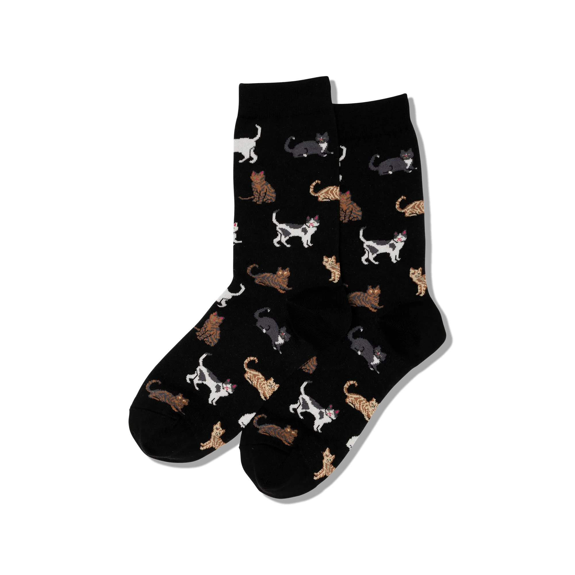 HOTSOX Women's Cats Crew Socks