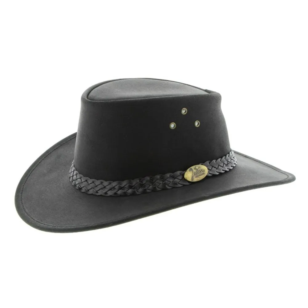 Jacaru Hats Wallaroo Oiled - Black