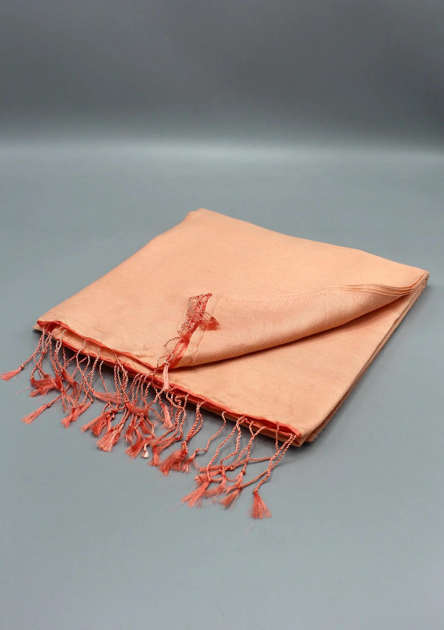 Light Peach Water Pashmina Shawl