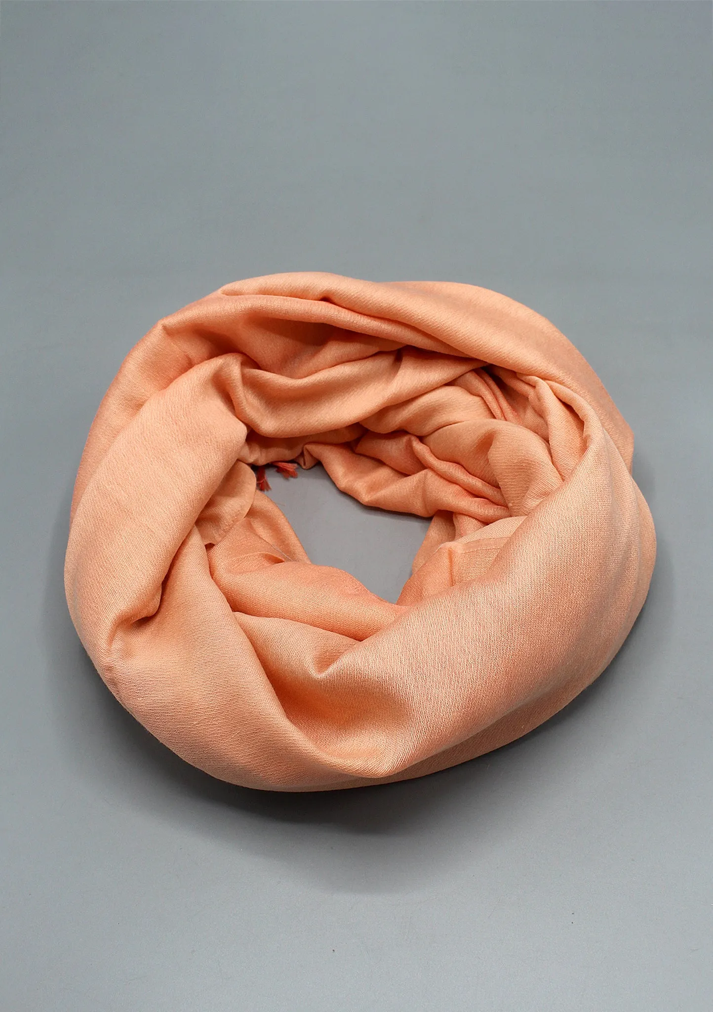 Light Peach Water Pashmina Shawl