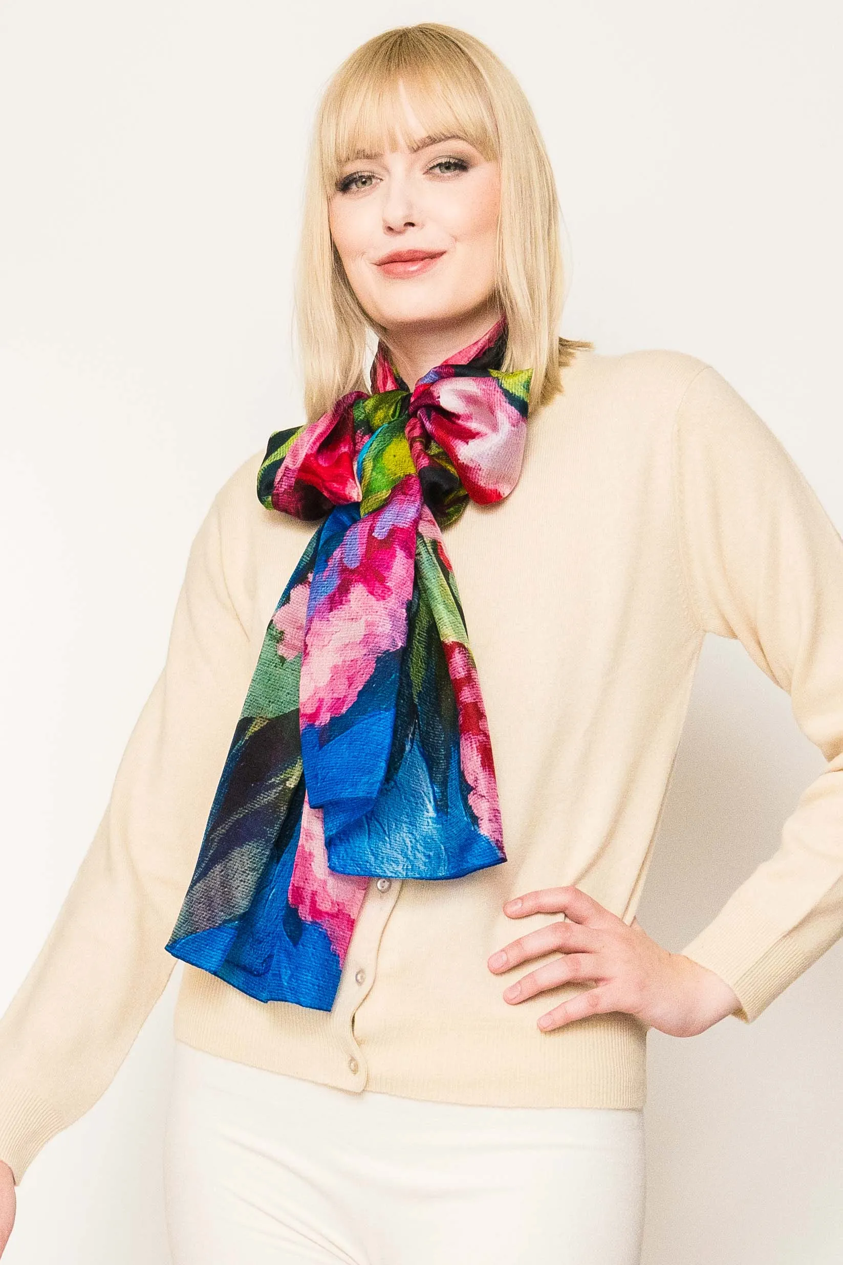 Light Silk Scarf -  Winter Sale 50% Off - At checkout use code Winter50%