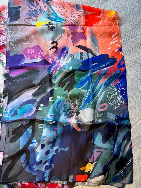 Light Silk Scarf -  Winter Sale 50% Off - At checkout use code Winter50%