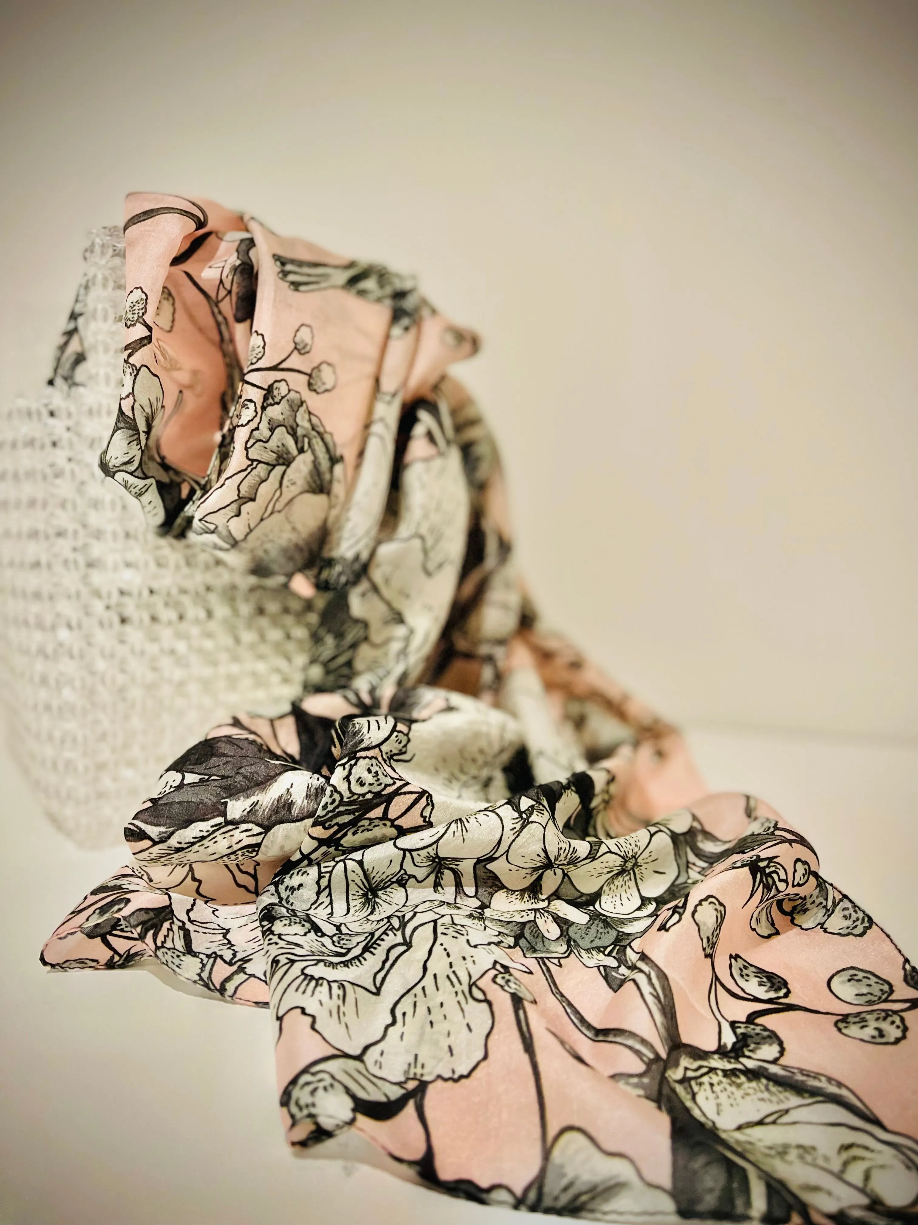 Light Silk Scarf -  Winter Sale 50% Off - At checkout use code Winter50%