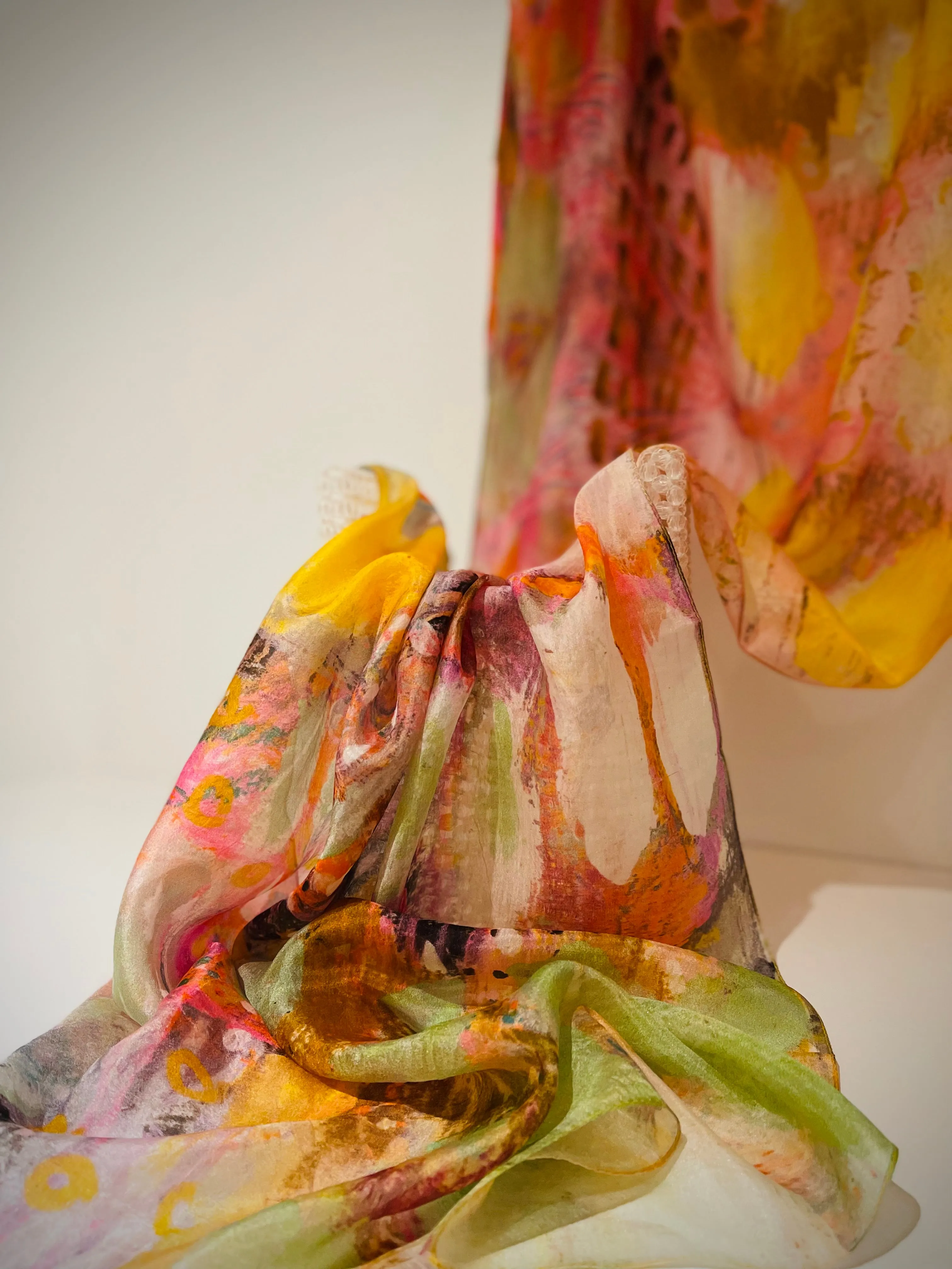 Light Silk Scarf -  Winter Sale 50% Off - At checkout use code Winter50%