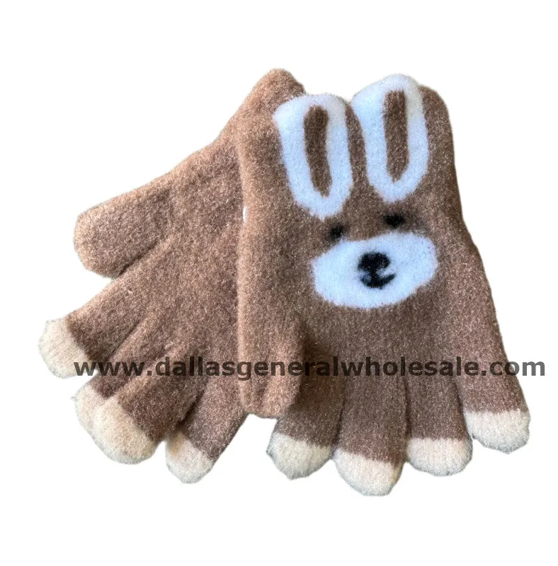 Little Girls Cute Bunny Gloves Wholesale