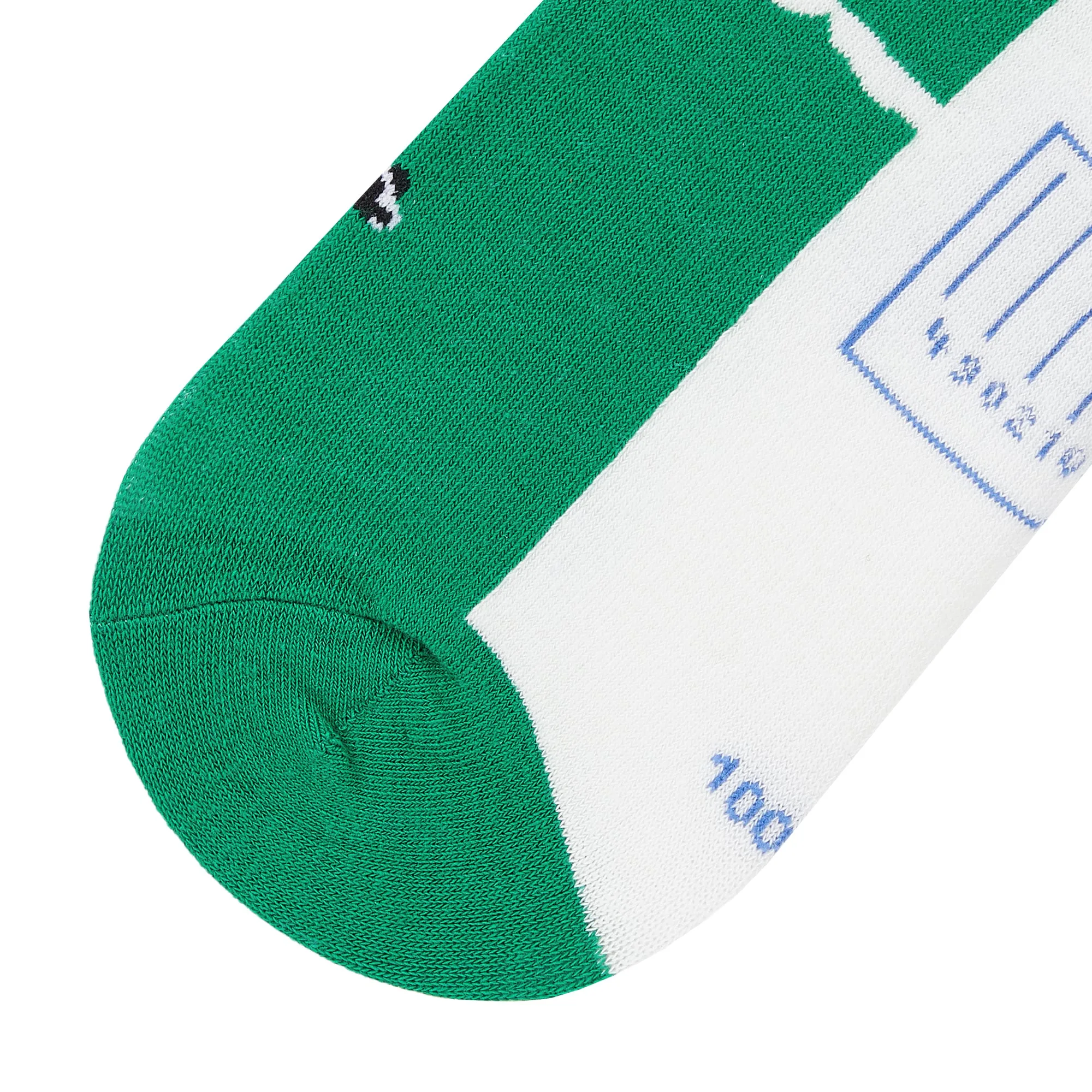 Milk Carton Printed Quarter Length Socks