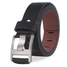 Modern Fashionable Solid Faux Leather Belts For Men