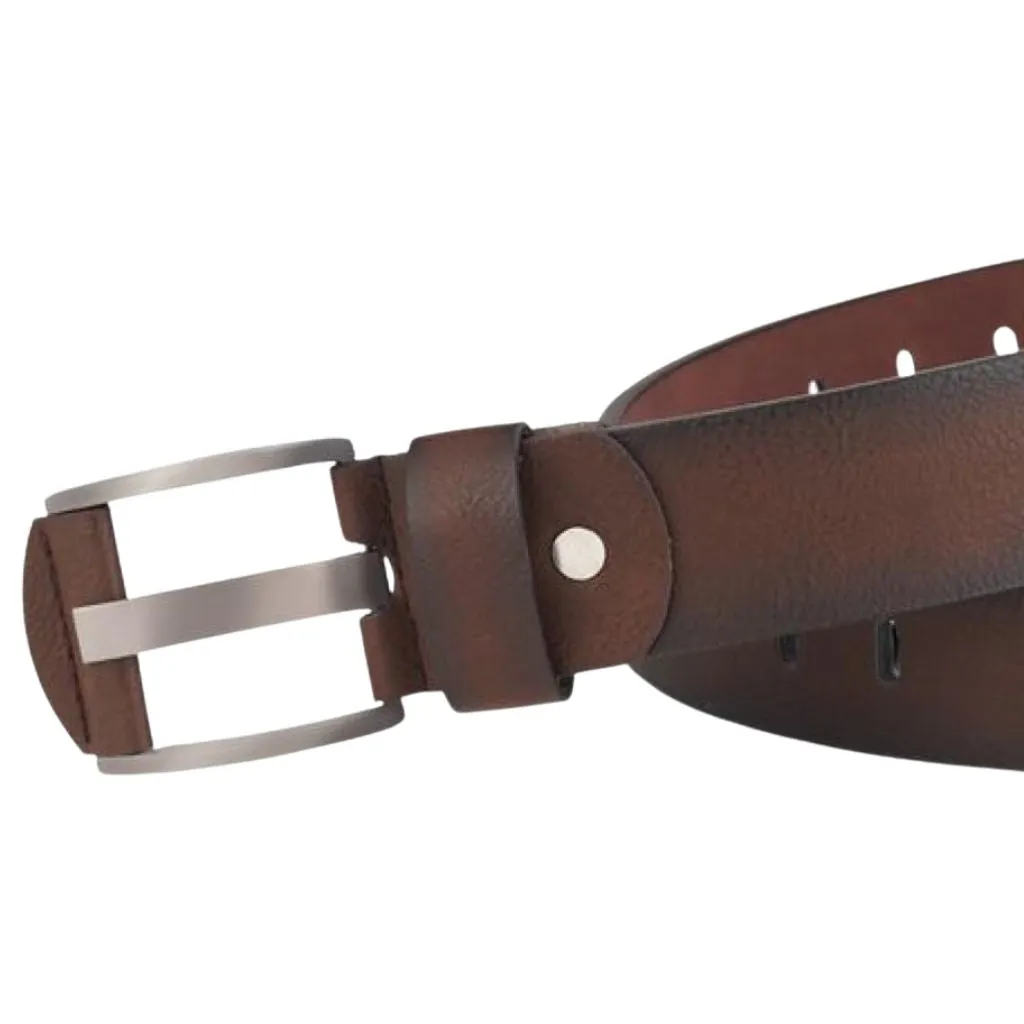 Modern Fashionable Solid Faux Leather Belts For Men