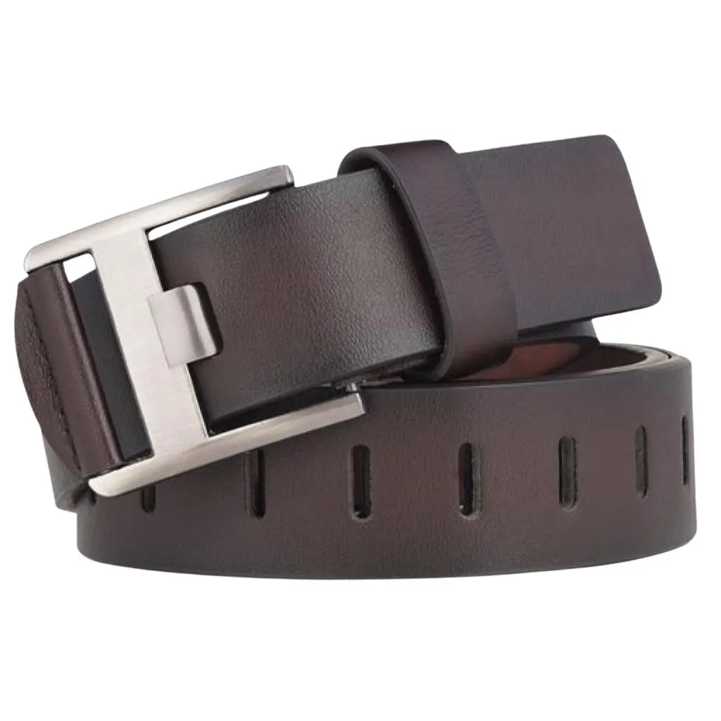 Modern Fashionable Solid Faux Leather Belts For Men