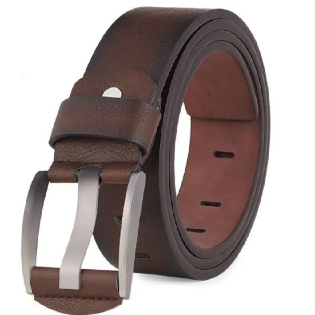 Modern Fashionable Solid Faux Leather Belts For Men