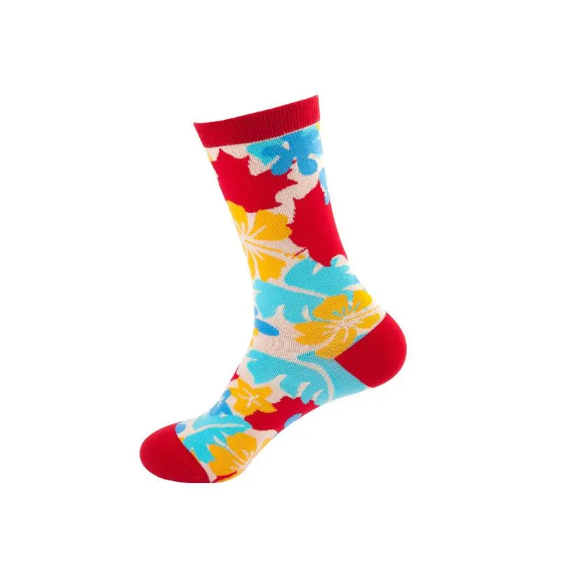 Mox JT Printed Autumn Funny Socks - Multi Color Optional