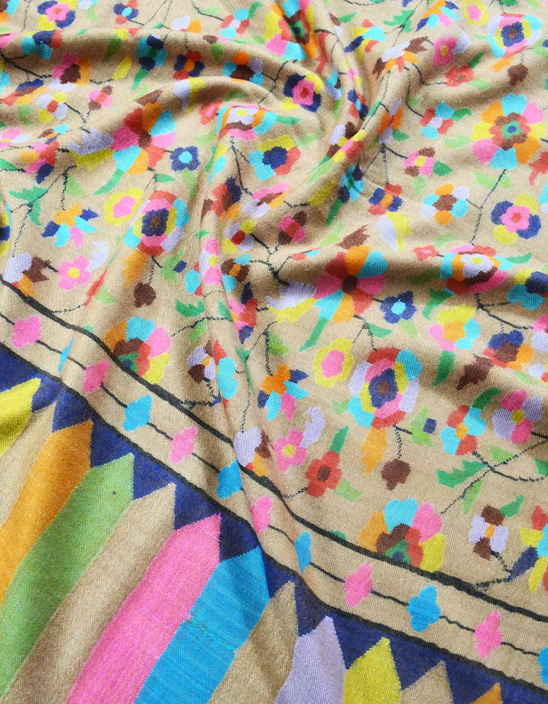 multi-coloured Kani Pashmina Shawl 7761