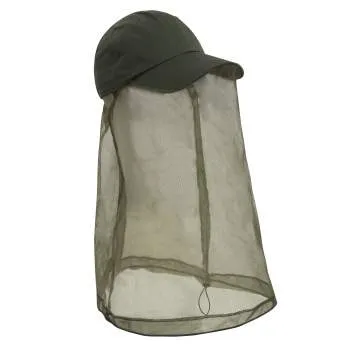 Operator Cap With Mosquito Net