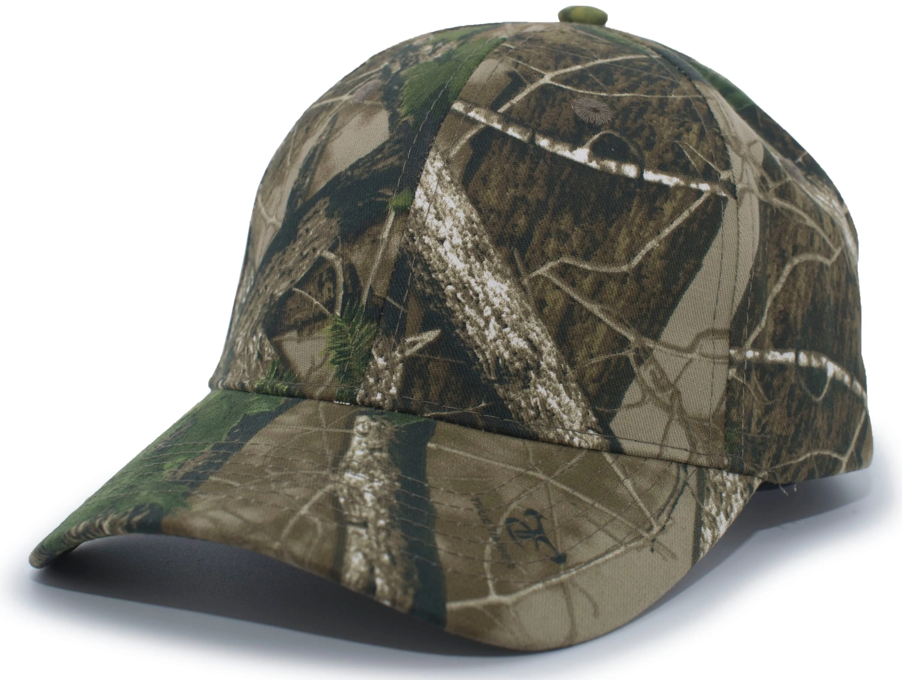 Pacific Headwear Structured Camo Hook-And-Loop Adjustable Cap