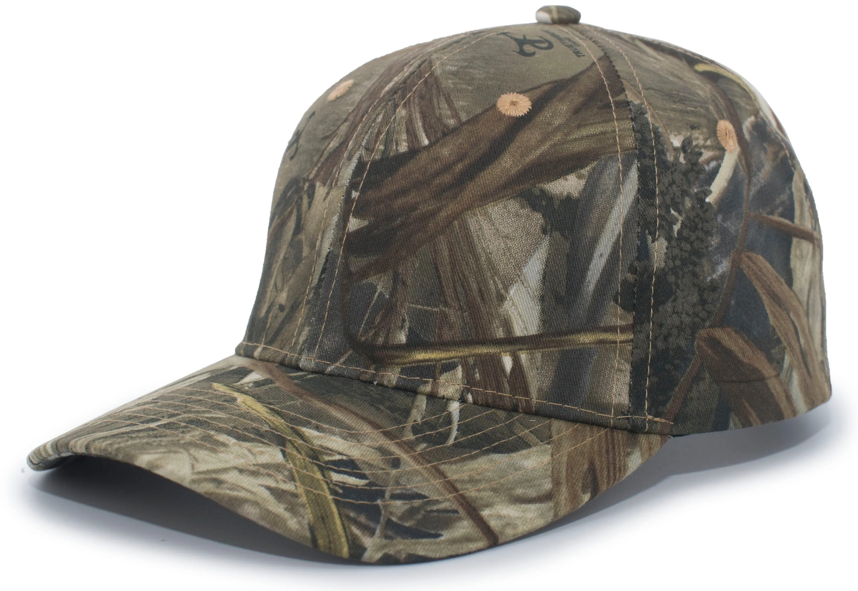 Pacific Headwear Structured Camo Hook-And-Loop Adjustable Cap