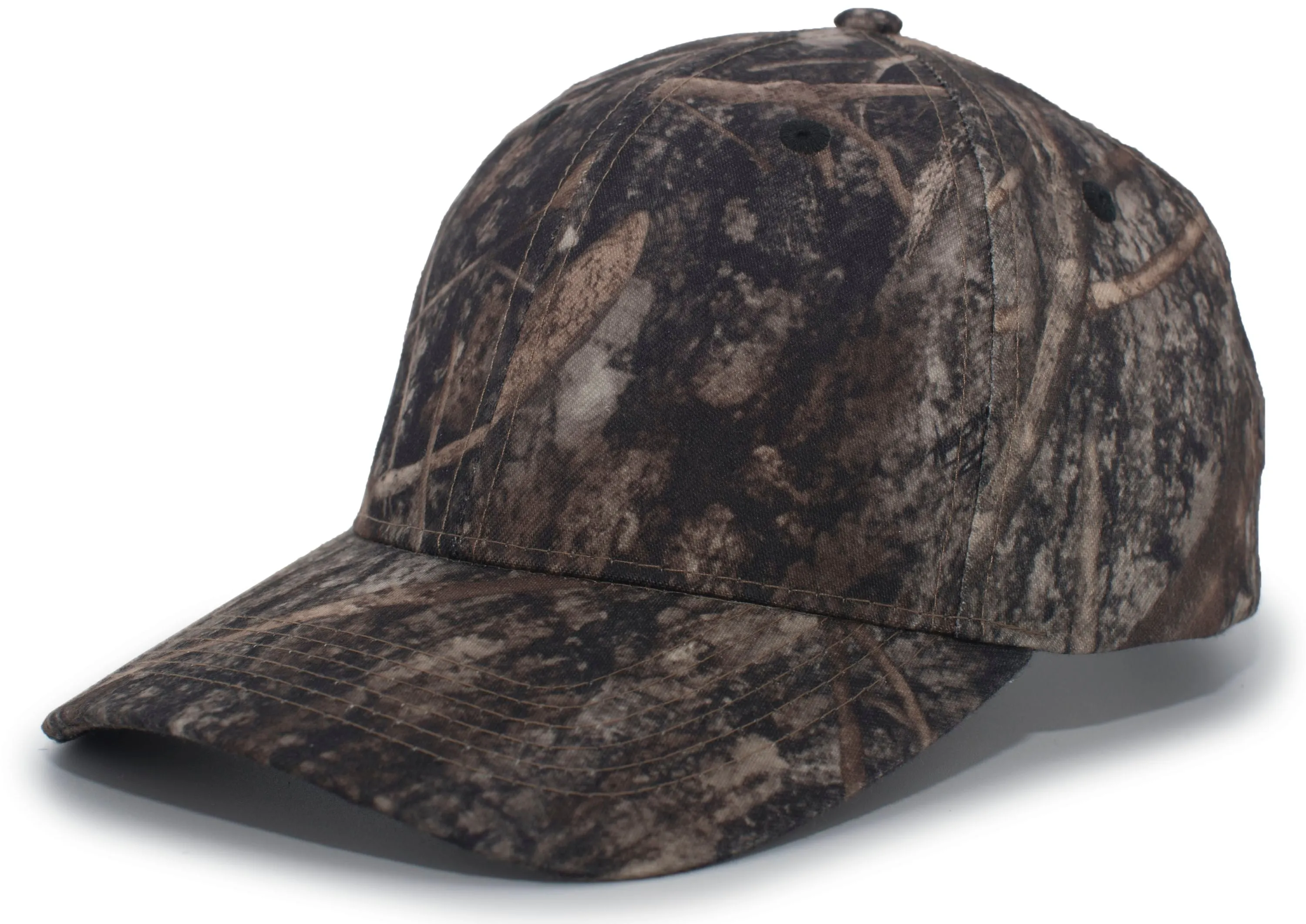 Pacific Headwear Structured Camo Hook-And-Loop Adjustable Cap