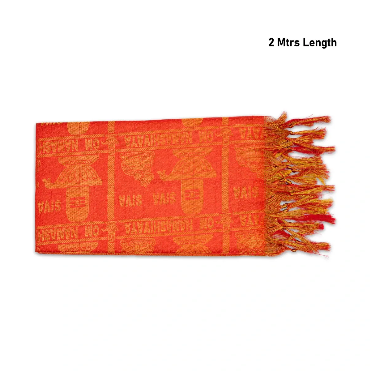 Ponnadai Shawl - 2 Mtr | Shiva Shiva Design Towel/ Jari Angavastram for Men & Women