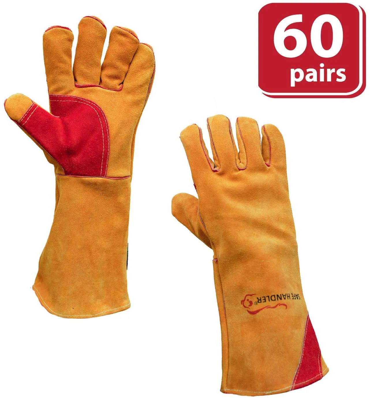 Prime Welding Gloves with Kevlar Thread Protection, Reinforced Thumb & Palm