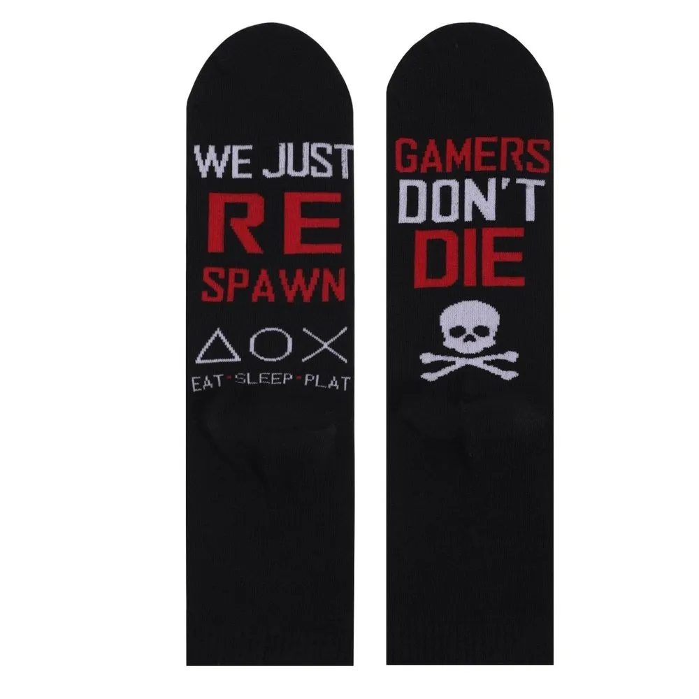 Printed DO NOT DISTURB BUSY GAMING Socks