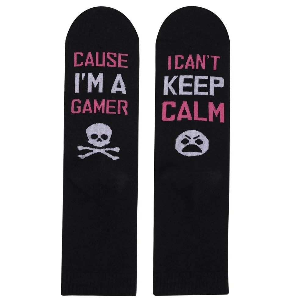 Printed DO NOT DISTURB BUSY GAMING Socks